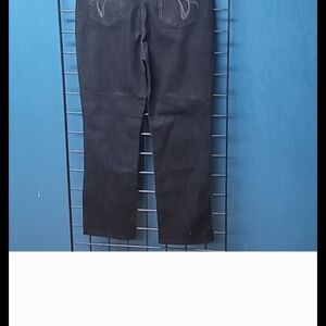 Gloria Vanderbilt Black Straight Leg Jeans